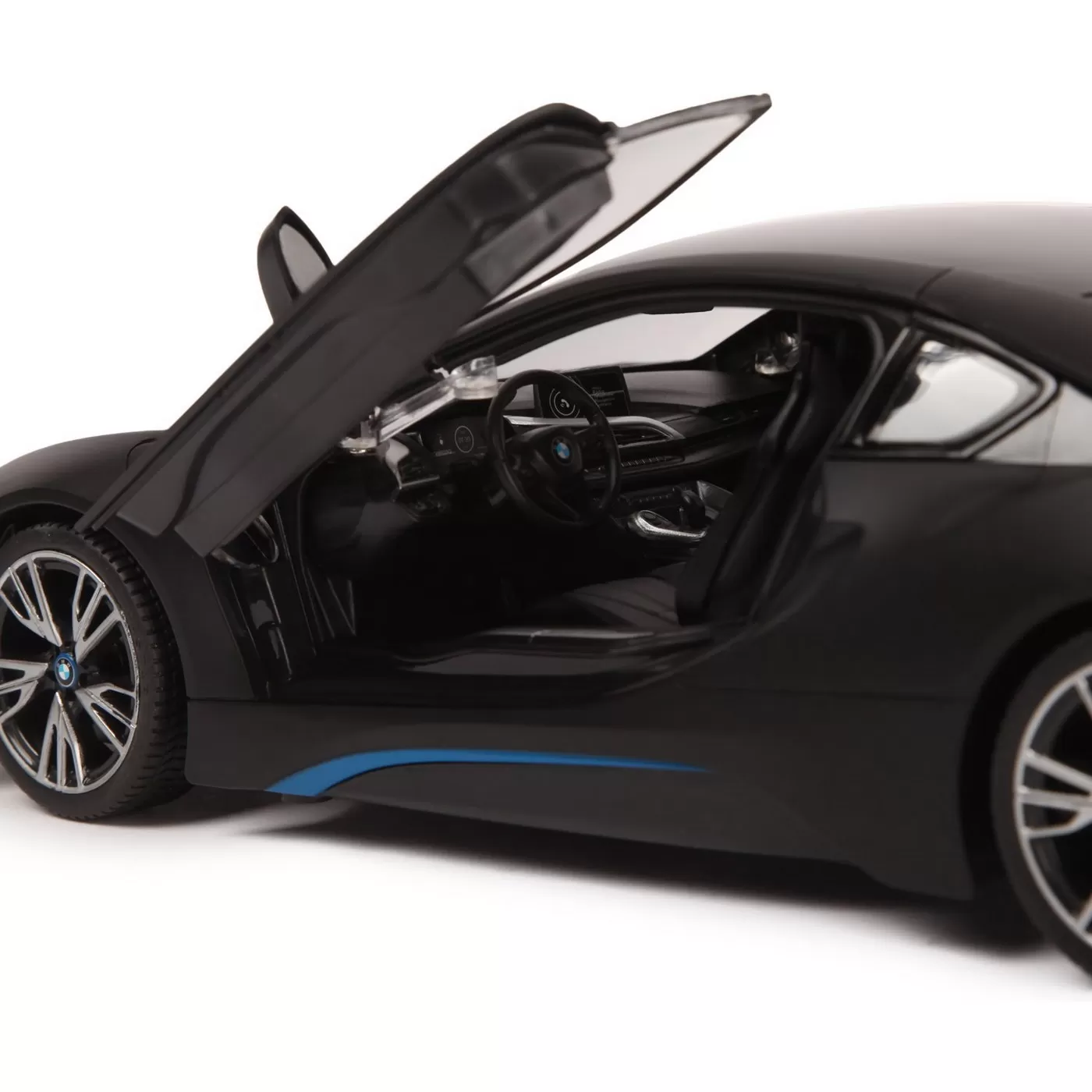 Masina cu telecomanda bmw i8 negru scara 1 la 14, copii varsta 3 ani pana la +15 ani [6]