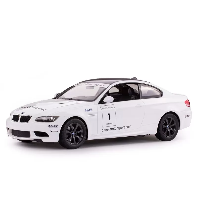 Masina cu telecomanda bmw m3 alb cu scara 1 la 14, copii varsta 3 ani pana la +15 ani [2]