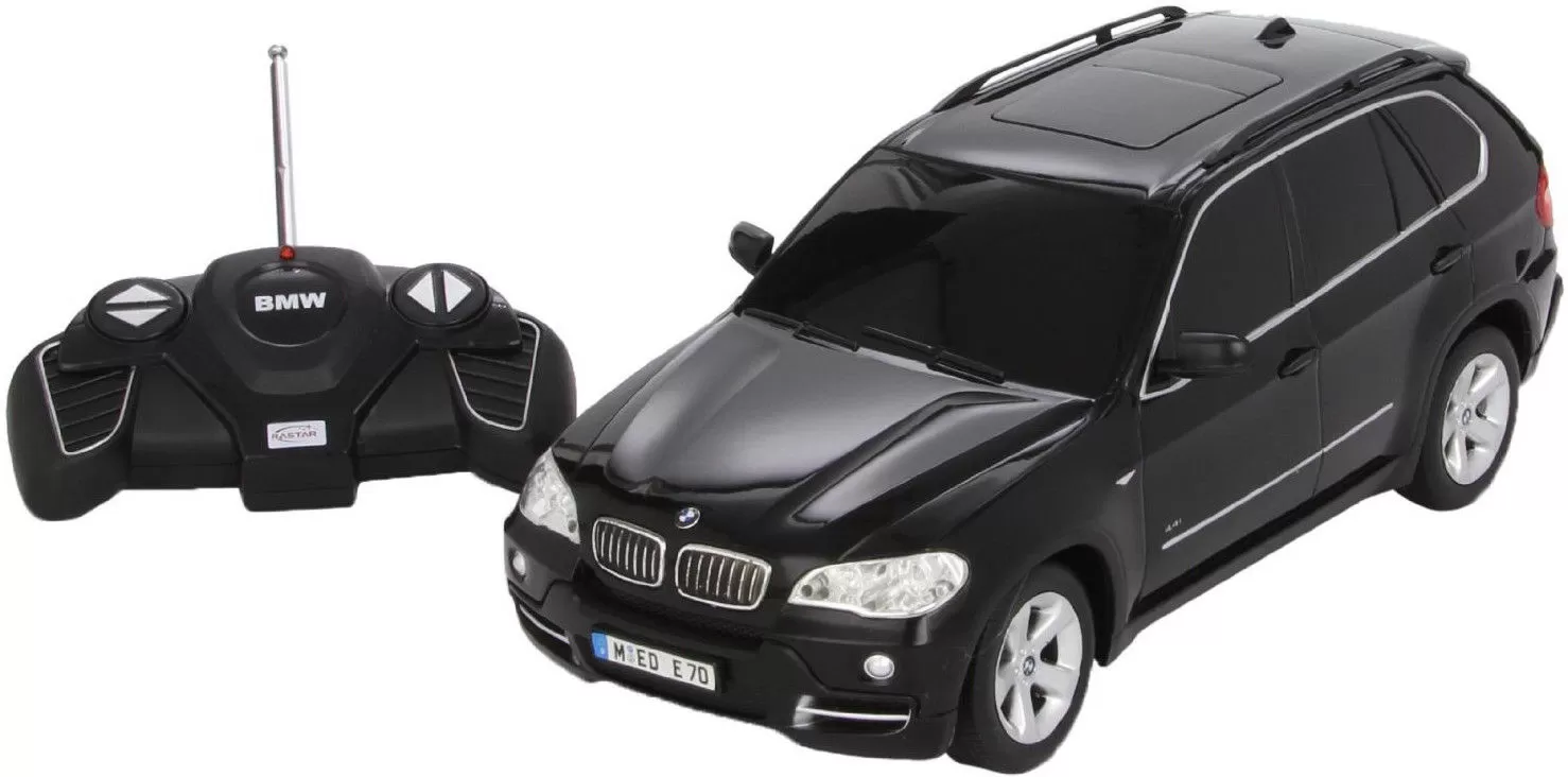 Jucării și Jocuri pentru copii - Masina cu telecomanda bmw x5 negru cu scara 1 la 18, copii varsta 3 ani pana la +15 ani