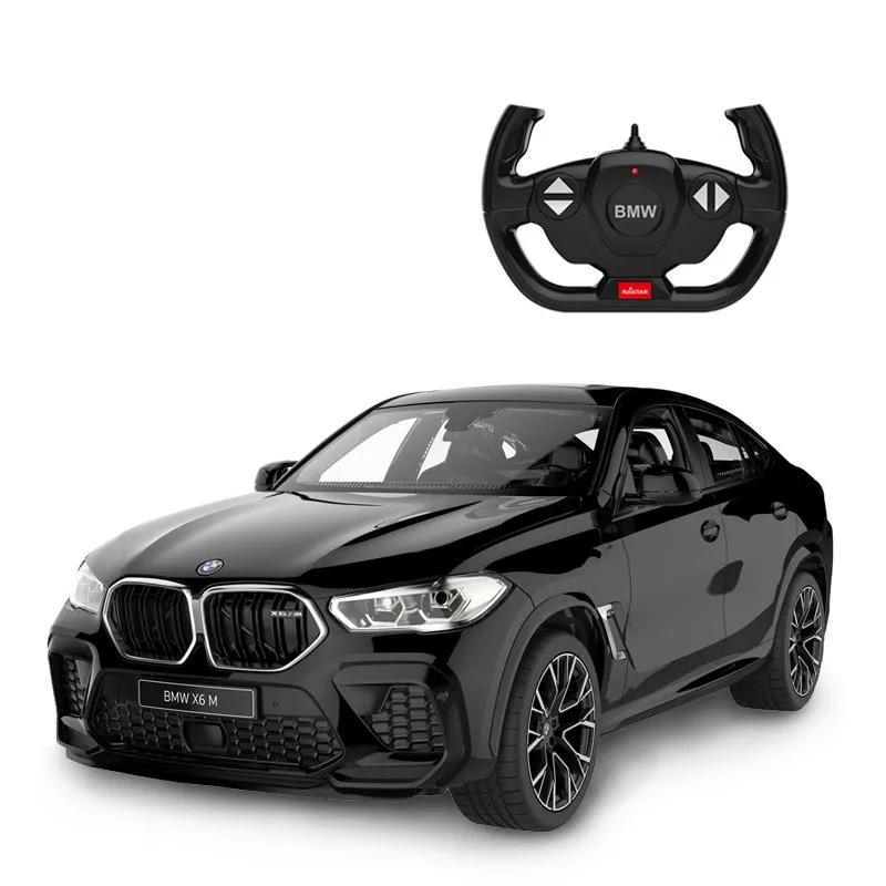 Masina cu telecomanda bmw x6 m negru scara 1 la 14, copii varsta 3 ani pana la +15 ani [1]