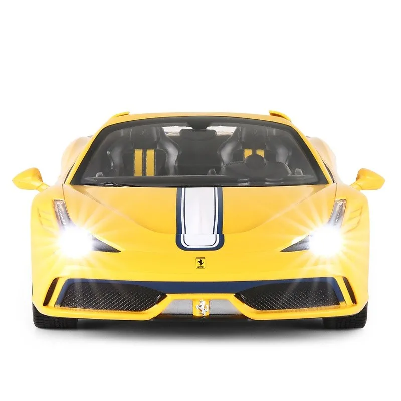 Masina cu telecomanda ferrari 458 speciale a galben scara 1 la 14, copii 3 ani pana la +15 ani [5]