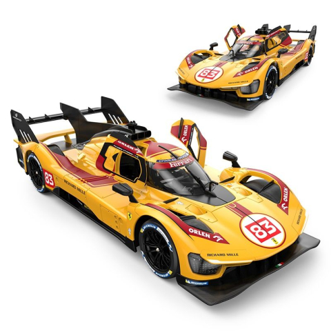 Masina cu telecomanda ferrari 499p n83 galben scara 1 la 14 [1]