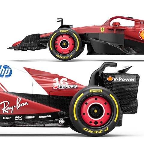 Masina cu telecomanda ferrari sf 25 scara 1 la 18 [2]