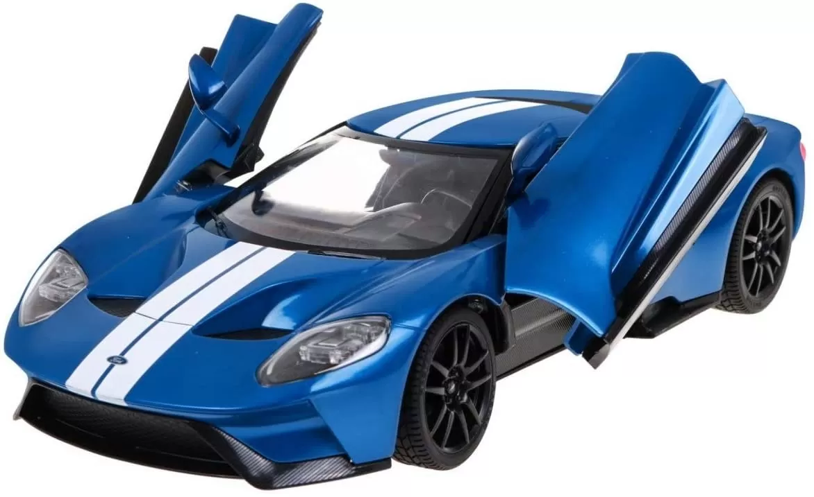 Masina cu telecomanda ford gt albastru cu scara 1 la 14, copii varsta 3 ani pana la +15 ani [5]