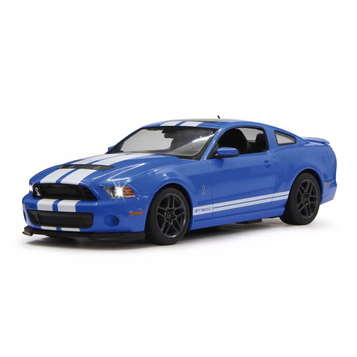 Masina cu telecomanda ford shelby gt500 albastru cu scara 1 la 14, copii 3 ani pana la +15 ani [3]