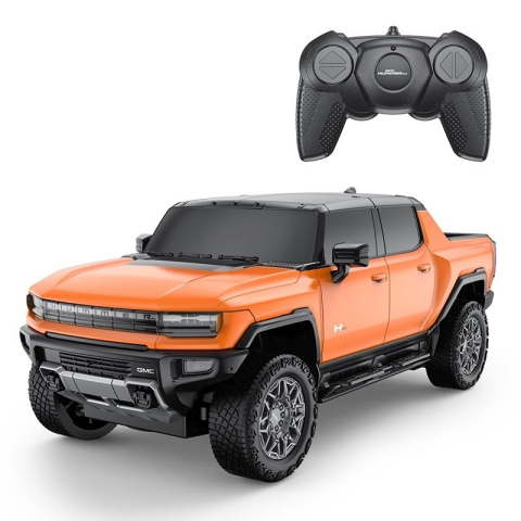 Masina cu telecomanda hummer ev portocaliu cu scara 1 la 24 [1]