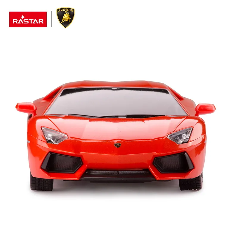 Masina cu telecomanda lamborghini aventador portocaliu cu scara 1 la 24 varsta 3 ani -+15 ani [4]