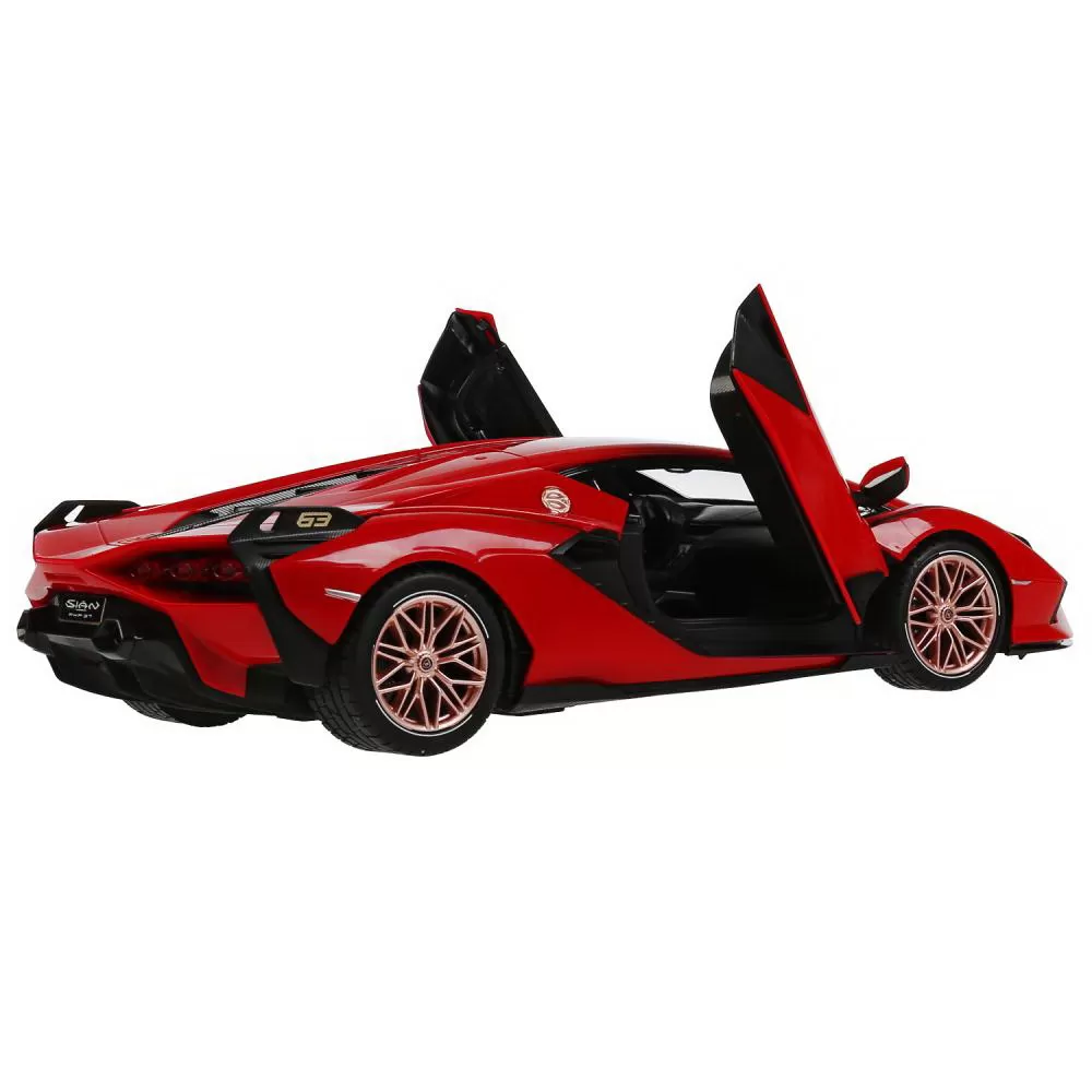 Masina cu telecomanda lamborghini sian rosu cu scara 1 la 14, copii varsta 3 ani pana la +15 ani [4]