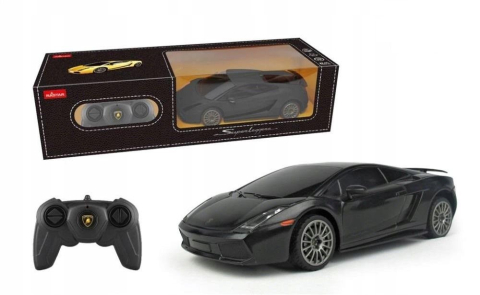 Masina cu telecomanda lamborghini superleggera negru cu scara 1 la 24 [2]