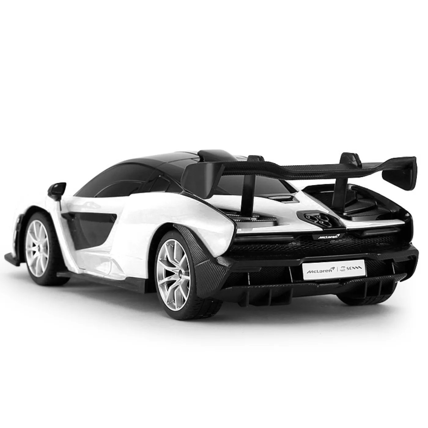 Masina cu telecomanda mclaren senna alb cu scara 1 la 18, copii varsta 3 ani pana la +15 ani [1]