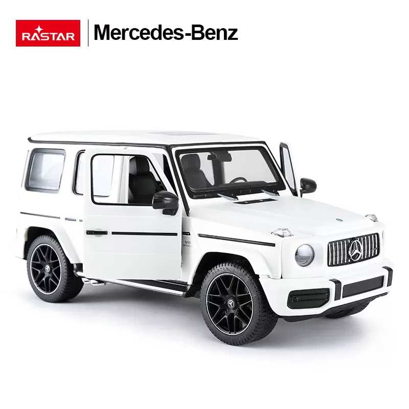 Masina cu telecomanda mercedes-benz g63 alb scara 1 la 14, copii varsta 3 ani pana la +15 ani [4]
