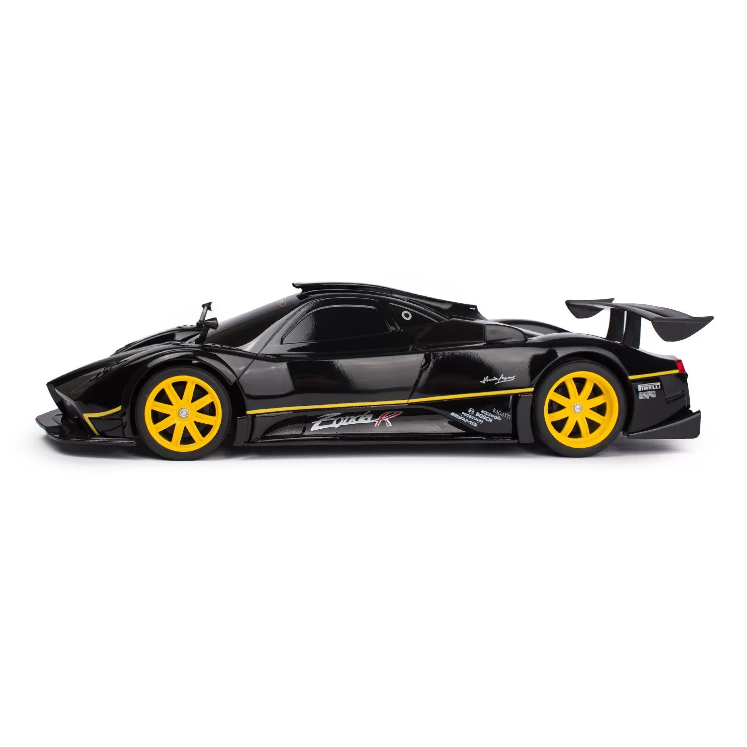 Masina cu telecomanda pagani zonda r negru cu scara 1 la 14, copii varsta 3 ani pana la +15 ani [2]