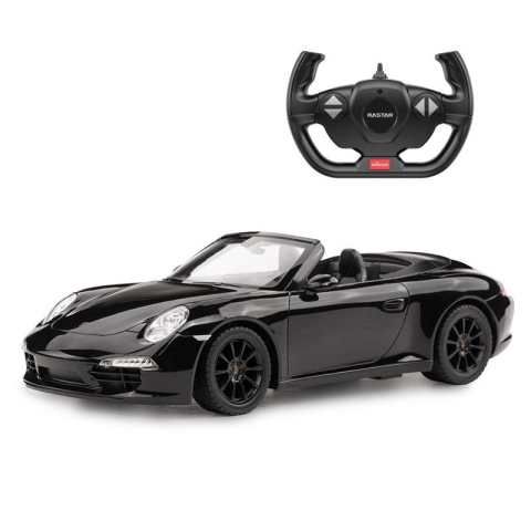 Masina cu telecomanda porsche 911 carrera s negru cu scara 1 la 12  [1]