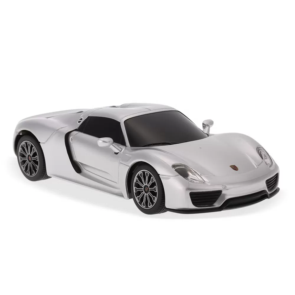 Masina cu telecomanda porsche 918 spyder argintiu cu scara 1 la 24, varsta de la 3 ani la +15 ani [2]