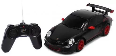 Jucării și Jocuri pentru copii - Masina cu telecomanda porsche gt3 rs negru rs scara 1 la 24, copii varsta 3 ani pana la +15 ani
