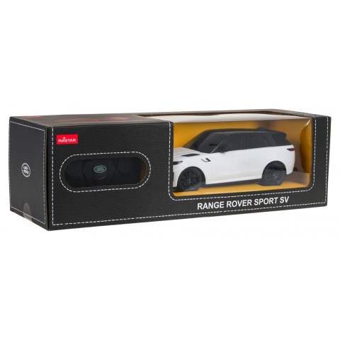 Jucării și Jocuri pentru copii - Masina cu telecomanda range rover sport sv alb scara 1 la 24