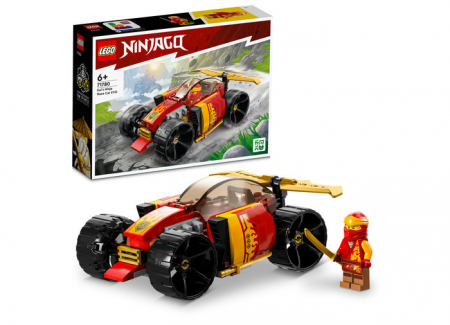 LEGO Ninjago - Mașina de curse EVO ninja a lui Kai, varsta de la 6 ani la 12 ani