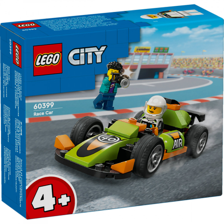 LEGO® - Masina de curse verde, varsta de la 4 ani la 7 ani
