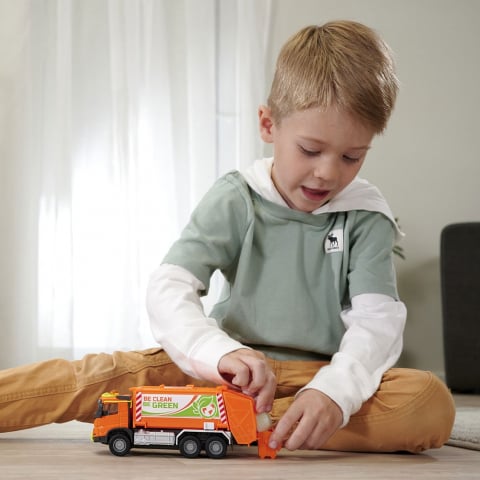 Masina de gunoi Majorette Volvo Garbge Collector cu tomberon [8]