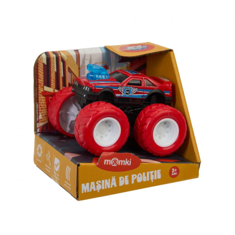 Masina de politie, 8.5cm, portocalie, momki [2]