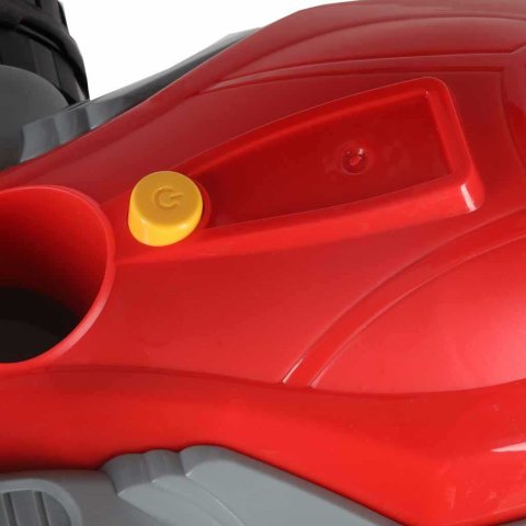 Masina de Tuns Iarba cu Bule de Sapun, Lumini si Muzica, Rezervor 110ml, Rosu / Gri [7]