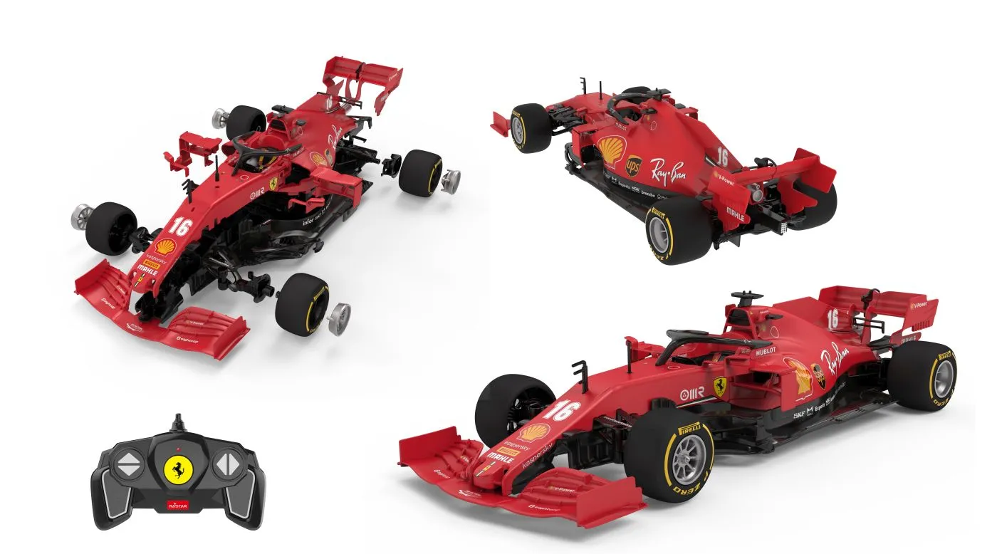 Masinuta construibila cu telecomanda ferrari sf1000 scara 1 la 16, copii 8 ani pana la +15 ani [4]