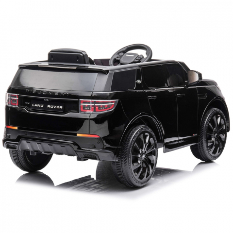 Masinuta electrica Chipolino SUV Land Rover Discovery cu scaun din piele si roti EVA black [6]