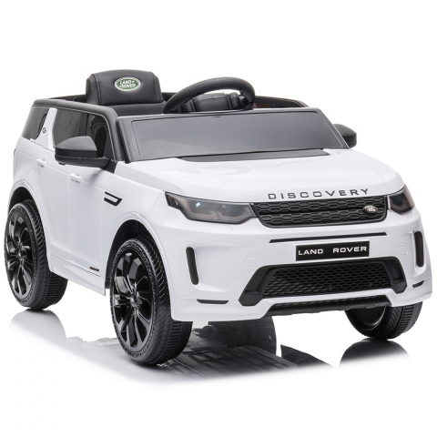 Masinuta electrica Chipolino SUV Land Rover Discovery cu scaun din piele si roti EVA white [16]