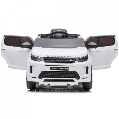 Masinuta electrica Chipolino SUV Land Rover Discovery cu scaun din piele si roti EVA white [7]