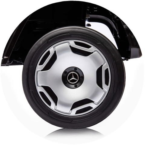 Masinuta electrica Chipolino SUV Mercedes EQG cu scaun din piele si roti EVA black [8]