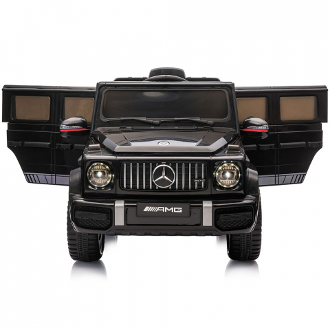 Masinuta electrica Chipolino SUV Mercedes G63 AMG cu scaun din piele si roti EVA black [3]