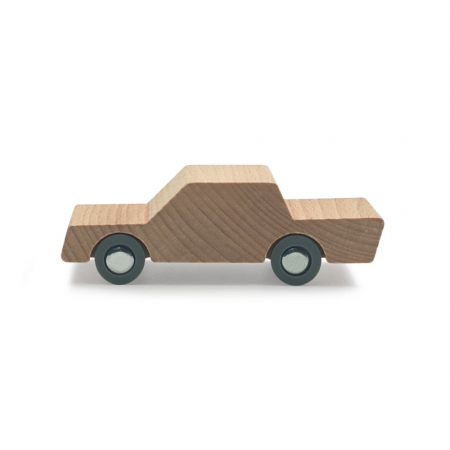 Masinuta handmade din lemn, Waytoplay, natur, 3-7 ani [2]
