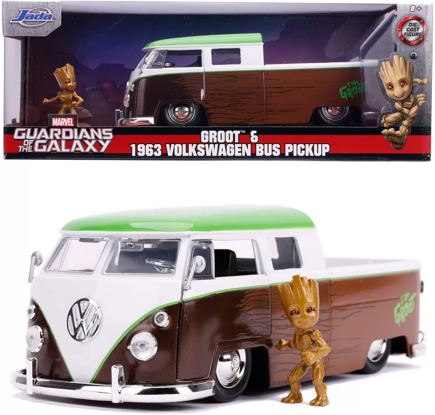 Jucării și Jocuri pentru copii - Masinuta metalica camioneta lui groot model 1963 scara 1 la 24