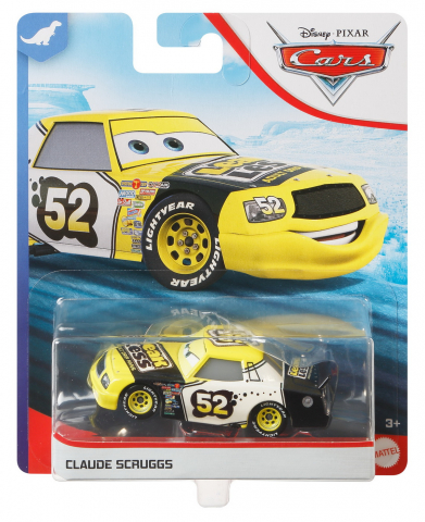 Jucării Educative pentru copii - Masinuta metalica cars3 personajul claude scruggs, varsta de la 3 ani la 10 ani
