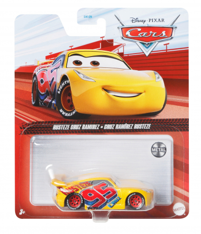 Jucării Educative pentru copii - Masinuta metalica cars3 personajul cruz ramirez rusteze, varsta de la 3 ani la 10 ani