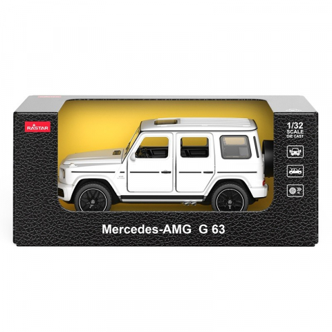 Jucării și Jocuri pentru copii - Masinuta metalica merceded benz amg g63 alb scara 1 la 32, varsta de la 3 ani la +15 ani