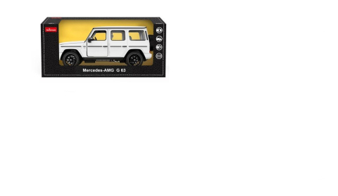 Jucării și Jocuri pentru copii - Masinuta metalica mercedes amg g63 alb scara 1 la 24