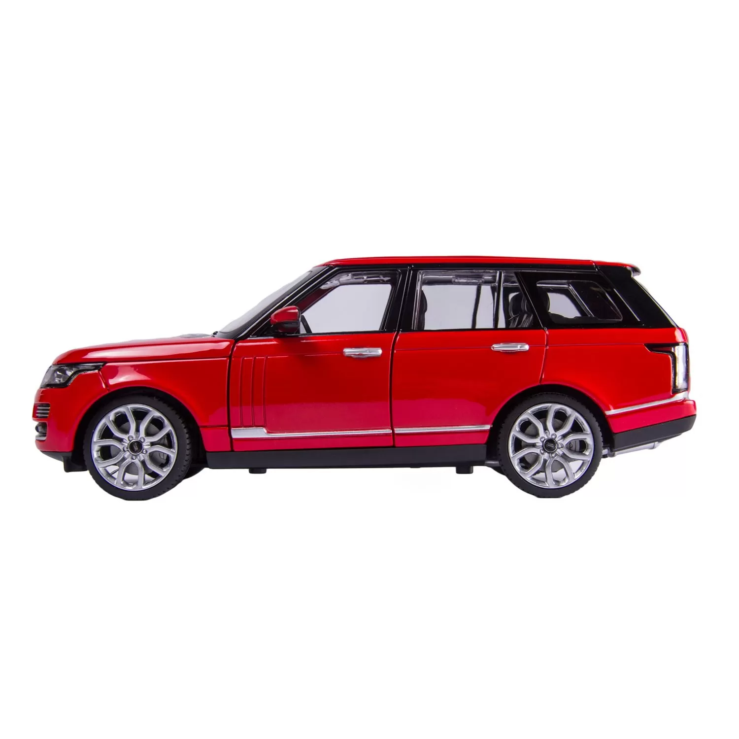 Jucării și Jocuri pentru copii - Masinuta metalica range rover rosu scara 1 la 24, varsta de la 3 ani la +15 ani