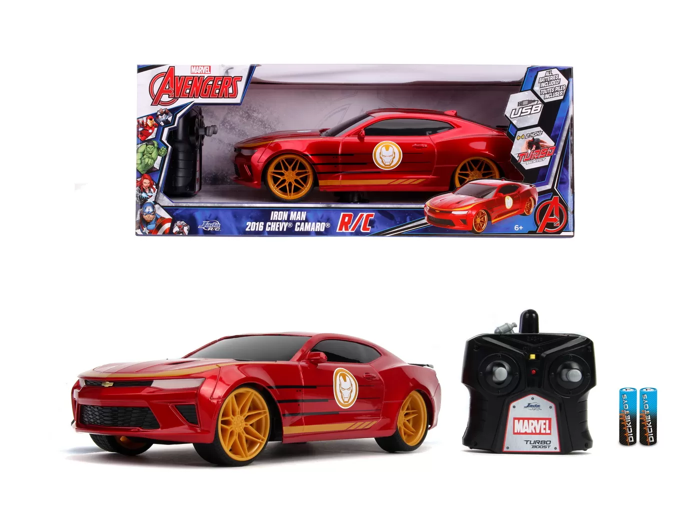 Jucării și Jocuri pentru copii - Masinuta radiocomandata iron man 2016 chevy scara 1 la 16