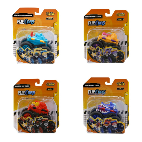 Jucării și Jocuri pentru copii - Masinuta transformabila, 2 in1 Monster Car copii varsta 3-5 ani|5-7 ani