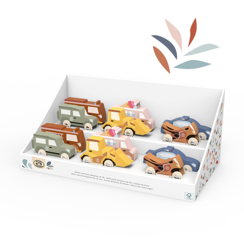 Masinuta utilitara din lemn, Speedy Monkey pentru Baiat varsta 1 - 3, 3 - 6 [1]