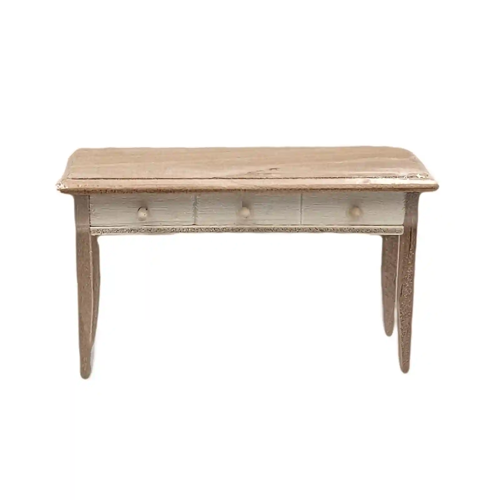 Mini Mobilier de pictat, culori si pensula, Masuta cu Sertare [2]