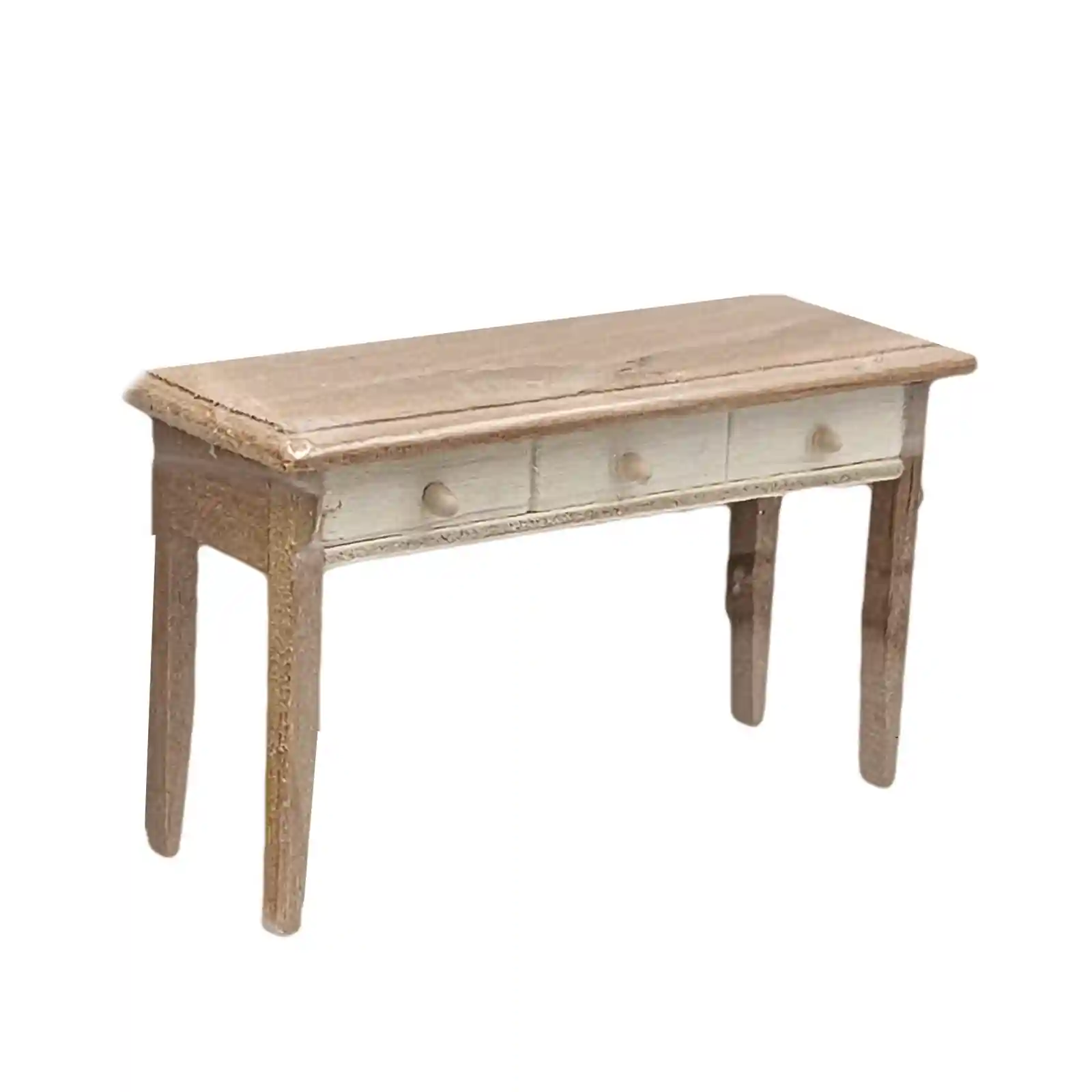Mini Mobilier de pictat, culori si pensula, Masuta cu Sertare [1]