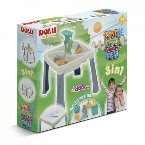 Masuta de activitati 3 in 1 pentru copii pastel [3]