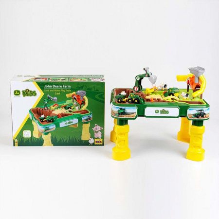 Masuta de joaca cu apa si nisip 2 in 1 - Ferma John Deere [15]