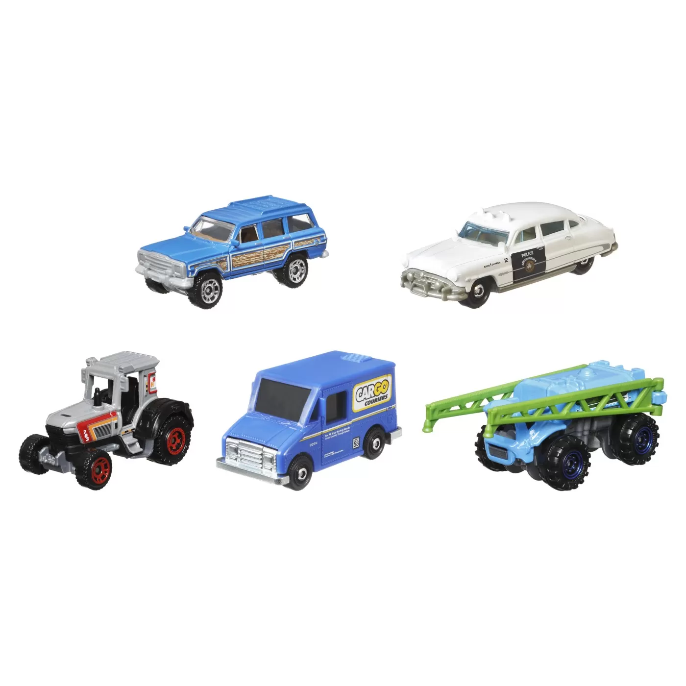 Matchbox set 5 masinute metalice mbx countryside ii scara 1:64, varsta de la 3 ani la 12 ani [1]