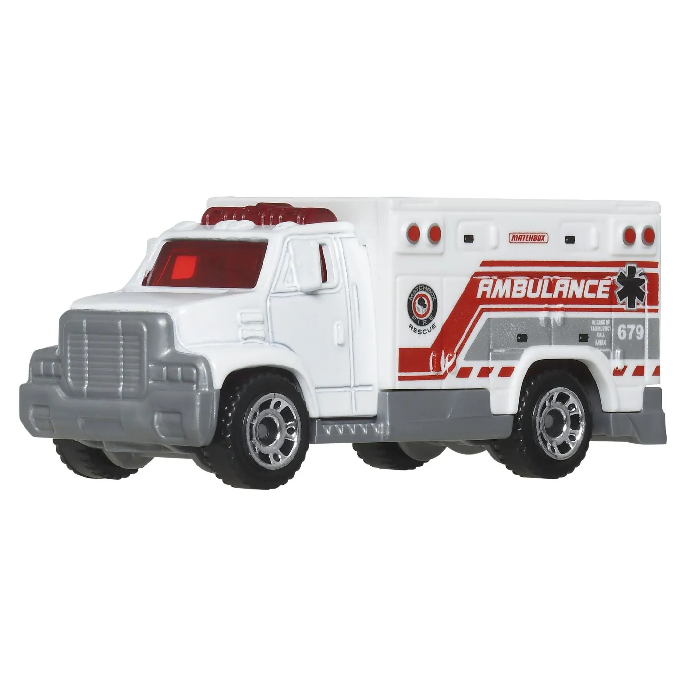 Matchbox set 5 masinute metalice rescue scara 1 la 64, copii varsta 3 ani pana la 12 ani [6]