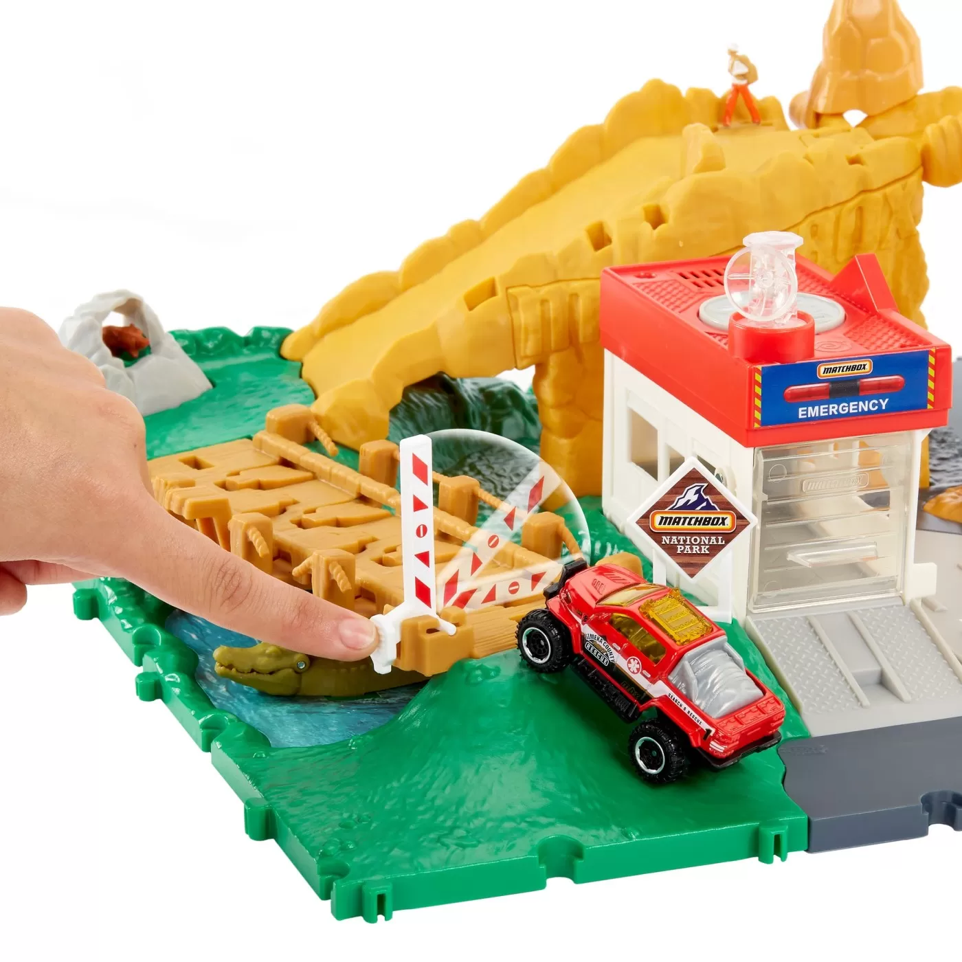 Matchbox set action drivers canionul cu sunete si lumini, varsta de la 3 ani la 7 ani [3]