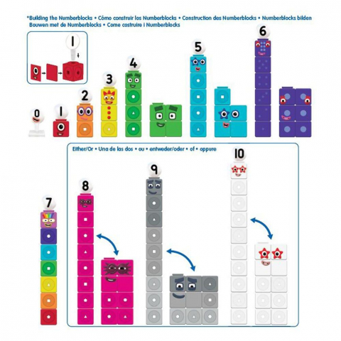 MathLink Cubes Numberblocks in engleza Set de activitati de la 1 - 10 [3]