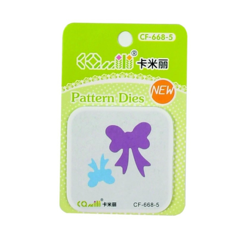 Art & Craft si Artizanat - Matrita pentru masina taiere si embosare CNX CF-668-5, 5.5cm, fundita